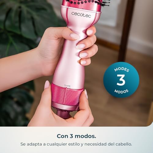 Cepillo de Aire Voluminizador CeramicCare Unique Cotton Candy. 1200W, Revestimiento Cerámico con Queratina y Aceite de Argán, 3 Modos, Punta Fría, Sistema de Protección — foto 6 de 8