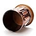 3E Home Manual Canister Stainless steel Burr Coffee Mill Grinder, Stainless Steel Top, and Antique Copper Body