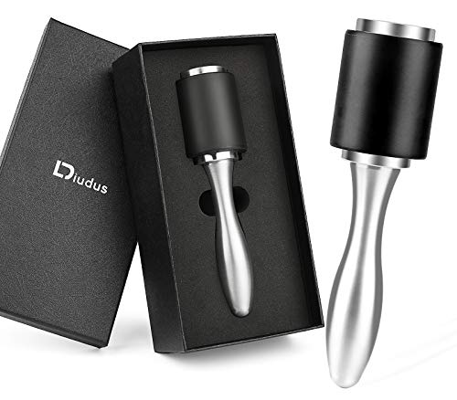 DIUDUS Leather Hammer Leather Mallet Craft Leather Carving Hammer Leather Maul for Stamping Tool Black Nylon Head Leather Mallet for Leather Work with Comfortable Handle for Handmade Project