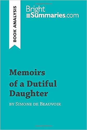Memoirs Of A Dutiful Daughter By Simone De Beauvoir Book Analysis Detailed Summary Analysis And Reading Guide Brightsummaries Com Summaries Bright 9782806286253 Amazon Com Books