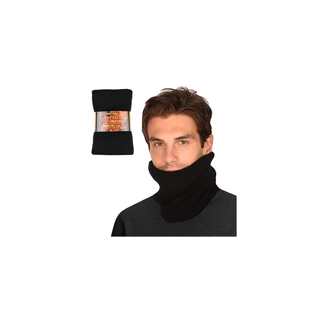 Winter Neck Warmers GaiterDoubleLayer Thick Neck Gaiters Fleece Heat
