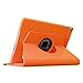 Fintie iPad Air 2 Case (2014 Release) - 360 Degree Rotating Stand Protective Case Smart Cover with Auto Sleep / Wake Feature for Apple iPad Air 2, Orange