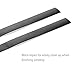 LYCAON Bicycle Handlebar Tape by | Road Bike Handle Bar Tapes with Finishing Tapes and Bar End Plugs, Also Suitable for Badminton Rackets Racquet Tennis Finishing Rod Grips (Black)