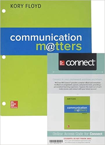 Looseleaf Munication Matters And Connect Access Card 9781260045253 Speech Books Looseleaf Munication Matters And Connect Access Card 9781260045253 Speech Books