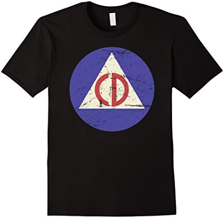 Civil Defense Symbol | Nuclear Radiation T-Shirt