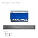 GRIFITI Band Joes Landscape Front Wide Pocket Wallet Slim Profile Colorful Rubber Silicone Improved Broccoli Siliconeband Grip Credit Card License Cash Strap Strong Money Holder (Black)