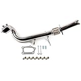 Exhaust Manifolds ECCPP Automotive Replacement Engine Racing Stainless Header Downpipe Down Pipe Manifold Exhaust Gaskets for 2007-2013 MAZDA 3 MAZDASPEED TURBO 2.3L