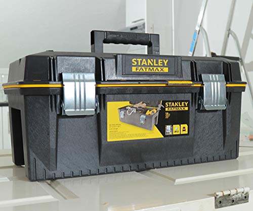 Stanley FatMax Werkzeugbox (58,4 x 30,5 x 26,7 cm, spritzwassergeschützer Koffer, robuste nicht-rostende Metallschließen… – Bild 8