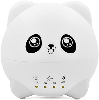 Greatatop Aromatherapy Essential Oil Diffuser Personal Ultrasonic Cool Mist Humidifier Cute Panda Air Scent Aroma Diffusers for Bedroom,Home,Office Air Purifiers for Birthday Gifts 300ml