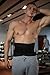 BiEnergo Waist Trainer for Women and Men, Slimming Sauna Waist Trimmer, Exercise Belt with Adjustable Straps Black