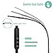 IMIGY Dimmable 9W Floor Lamp, Office/Work/Living Room Reading Flexible Gooseneck Light with Touch and Remote Control, 5-Level Brightness and Color Temperature Dimmable Eye-Care Technology Light, Black