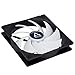 ARCTIC F14 PWM - 140 mm Case Fan, PWM-Signal regulates Fan Speed, Quiet Motor, Computer, Fan Speed: 200-1350 RPM - Black, White