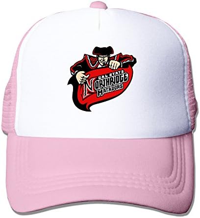 Pink HGLENice Cal State Northridge Matadors Unisex Adjustable Baseball Trucker Hat One Size