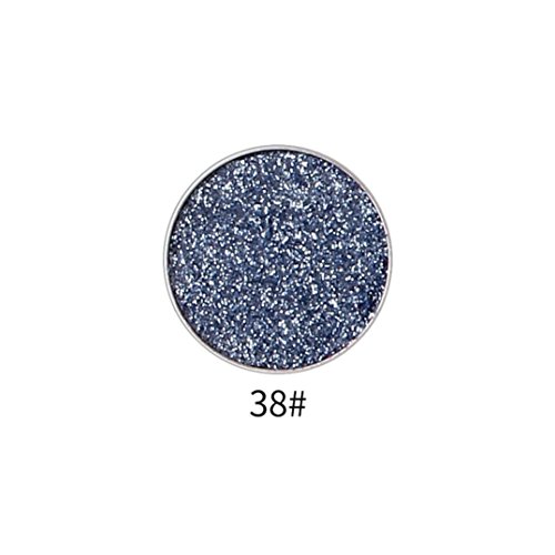 Fheaven (TM) 15 Colors Available Eyeshadow Glitter Make-up Powder Metallic Shimmer Eye Shadow Palette Highly Shine Pigmented Mineral Cosmetic Makeup (H)