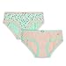 Lucky & Me Ava Little Girls Bikini Underwear, 6 Pack, Tagless, Soft Cotton, Print, 6