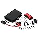 Brightech - SCORPION Portable Car Battery Jump Starter with SmartJump Technology - 10000 mAh Handheld Jump Box and Battery Charger for Electronics and Mobile Devices with Carrying Case - Crimson Red