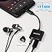 KEEZING USB C to 3.5mm Headphones Adapter, Type C to Audio Adapter, Fast Charging, Hi-Res Sound, Compatible with Google Pixel 2/2XL/3/3Xl, Galaxy Note 10, iPad Pro 2018, HTC and More