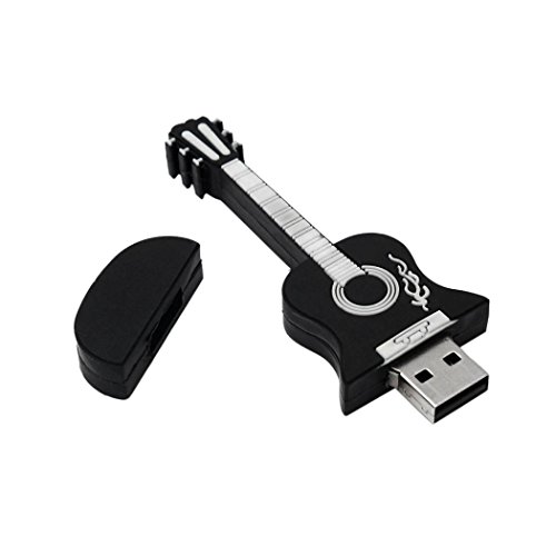 Bolayu 32GB U Disk Thumb Guitar USB 2.0 Metal Flash Memory Stick Storage Khaki