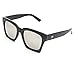 GAMT Sunglasses Tide Vintage Frame Fashion Eyewear Black Frame Silver Lens