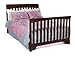 Delta Children Eclipse 4 in 1 Convertible Crib, Black Cherry/Espresso