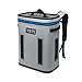 YETI Hopper Backflip 24 Soft Sided Cooler/Backpack, Fog Gray/Tahoe Blue