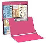Nursing Clipboard Pink (Aluminum Clipboard Nursing Edition Pink) Folding Clipboard for Nurses, Doctors, Medical Students