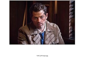 Supernatural Misha Collins as Castiel Chest Up Shot Looking Handsome Lips Slightly Parted 8 x 10 Inch Photo