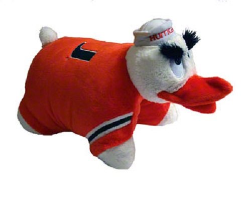 NCAA Miami Hurricanes Pillow Pet, One Size