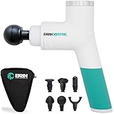 Ekrin Athletics White Kestrel Percussive Massager - Enhanced Precision & Comfort for Elite Muscle Recovery & Wellness - Relieve Sore Muscles and Stiffness