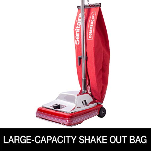 Sanitaire Tradition Upright Bagged Commercial Vacuum, SC886F, Red