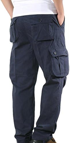 Gillberry Men's Classic Outdoor Casual 6-Pockets Relaxed Fit Cotton Cargo Work Pant