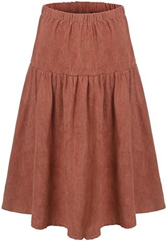Mid length faux suede skirts Clearance