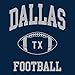 Dallas Classic Football Arch American Football Team Sports Hoodie - Large - Navy