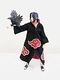 FIGLot 1/12 scale Fabric Akatsuki Robe and Crow for SH Figuarts Uchiha Itachi (Figure NOT included)