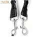 Mighty Paw Double Dog Leash - Force Absorbing Bungee Design - Two Dog Leashes Splitter - Walking Two Pets - 2 Pet Tangle Free - Pet Splitter (Lite | 30-100 lbs | No Handle, Black)