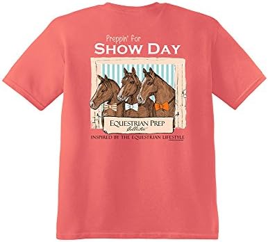 TurnipTruckDesigns Girls Show Day T-Shirt, Large, Watermelon