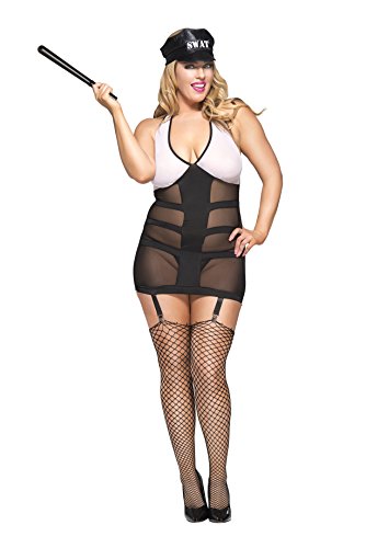 ToBeInStyle Women's Swat Sheer Dress Costume