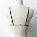 Sikye Bandage Women Harness Elastic Cupless Cage Bra Hollow Out Strappy Crop Top (S)