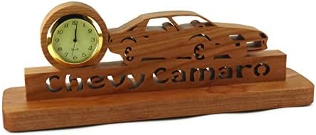 3rd Generation Camaro Desk Or Shelf Clock Handmade From Cherry Wood