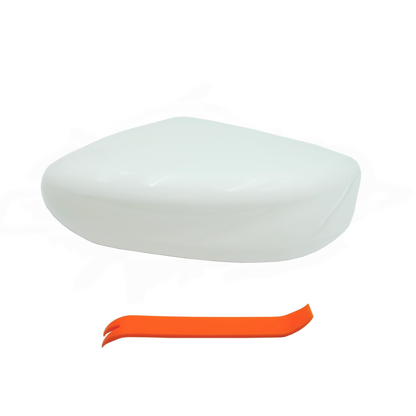 Photo 1 of TKPUFR Right Passenger Side Mirror Cover Cap Compatible with Nissan Altima 2013-2018 White