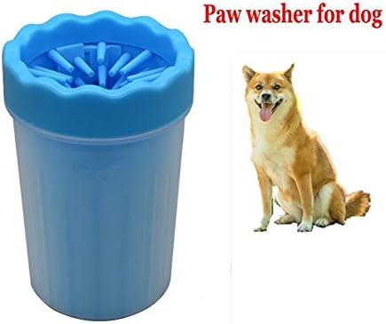 Avinka Portable Dog Paw Cleaner,Pet feet washer,The best way to clean your pet's feet is to keep your pet's feet clean and healthy (Small, Blue)