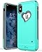 iPhone Xs/X Case, Vena [vLove] Heart Shape | Dual Layer Protection, Hybrid Bumper Cover Case for Apple iPhone Xs 2018 / iPhone X, 10 2017 5.8