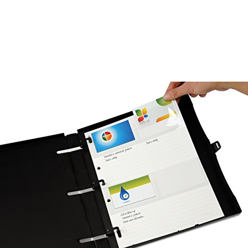 UniKeep 3 Ring Binder with Clipboard Black Fully Enclosed Binder