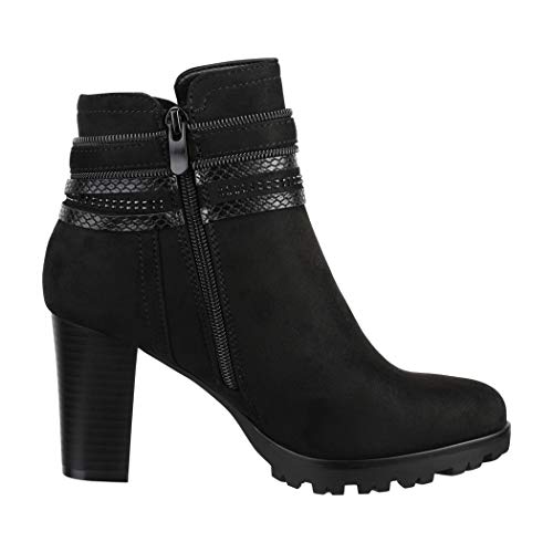 Elara-Damen-Stiefelette-Ankle-Boots-Chunkyrayan