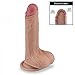 Ultra-Realistic Double-Layered Liquid Silicone Dildo - Beige