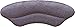 Helloheel Fitter Grips Heel Liners for Oversized Shoes | Made with Luxe Natural Rubber (1 Pair) Grey