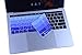 Gradient Keyboard Protector Cover Fit Newest MacBook Pro 13 Inch A1706 A1989 and MacBook 15 Inch A1707 A1990(with TouchBar, 2016/2017/2018 Released), Ombre Blue
