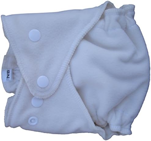 Little Bear Bums Micro-Fleece Diaper Cover, Large, Ivory