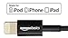 AmazonBasics Lightning to USB A Cable, Apple MFi Certified, Black, 3 Feet /0.9 Meters, 2-Pack