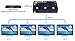 DTECH 1x4 HDMI Splitter 4K 60HZ 4:2:0 1080p with HDCP EDID 3D LED Indicator - 1 in 4 Out for TV Monitor Sharing Screen Signal